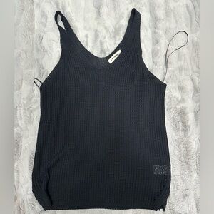 NWOT black eesome sweater tank